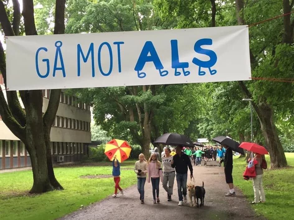 Personer som deltar vid Gå mot ALS