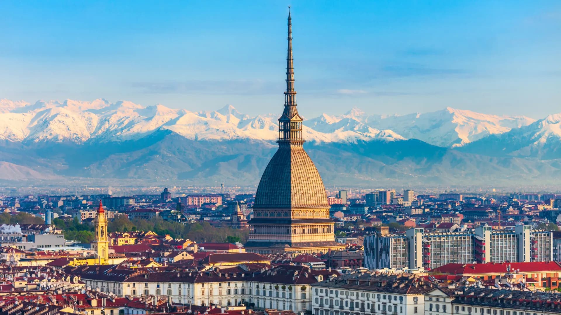 Bild över Turin.